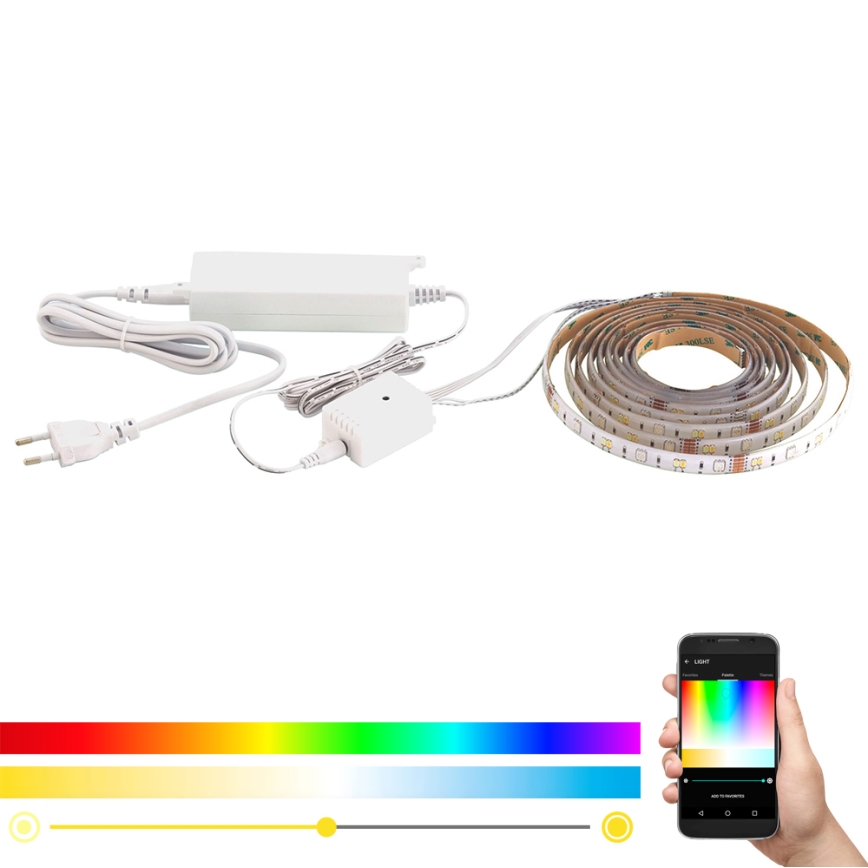 Eglo - Taśma LED RGB CCT 5 m STRIPE-C LED/16W/230V
