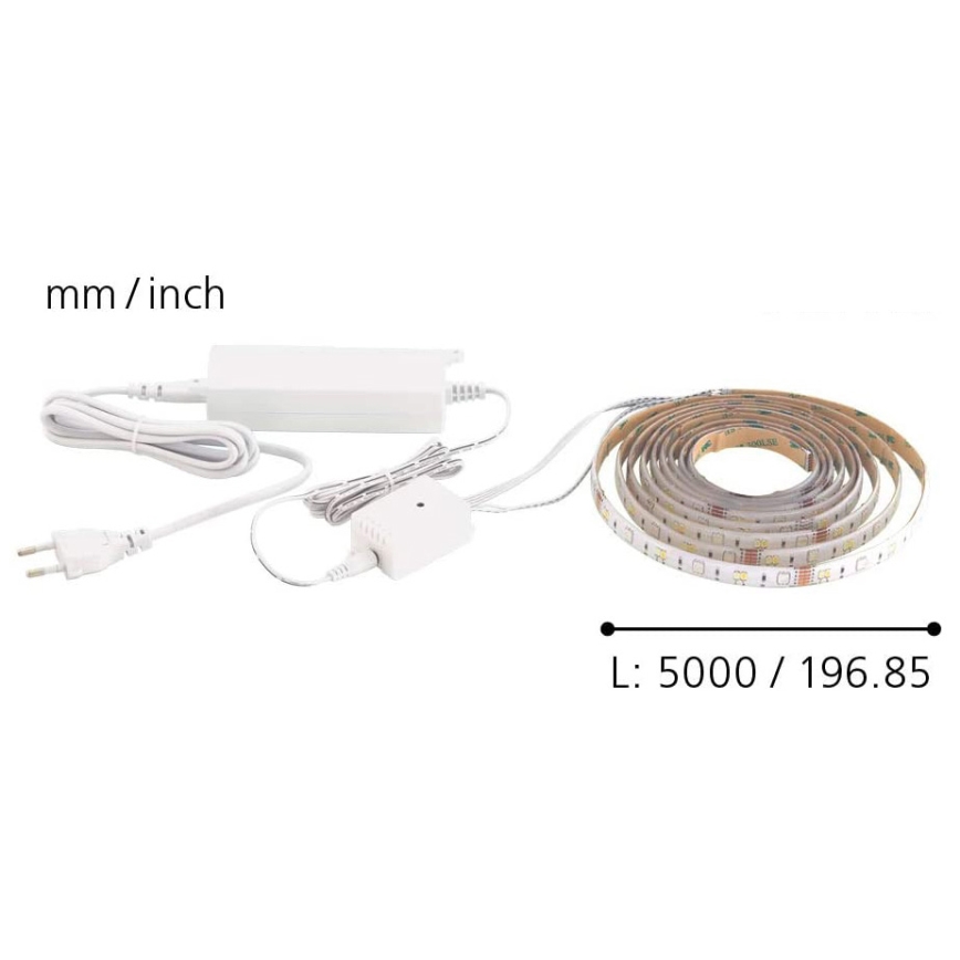 Eglo - Taśma LED RGB CCT 5 m STRIPE-C LED/16W/230V