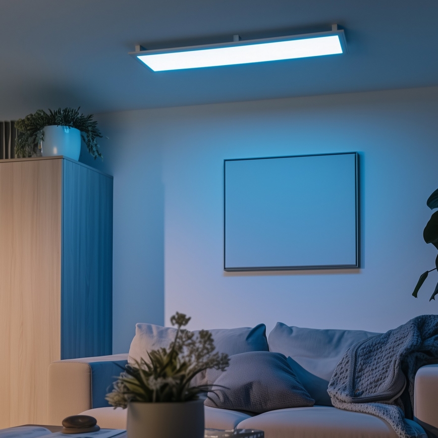 Eglo 32734 - LED RGBW Ściemnialny natynkowy/wpuszczany panel 2w1 SALOBRENA-C LED/34W/230V biały + pilot zdalnego sterowania