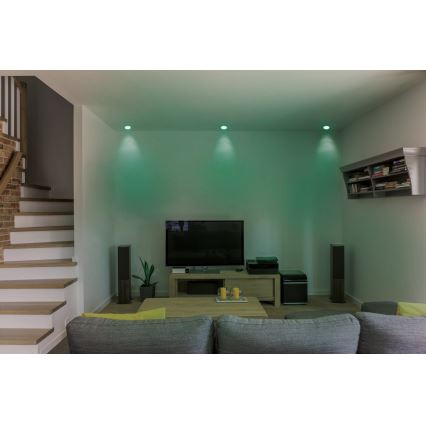 Eglo - LED RGB ściemnialna oprawa sufitowa FUEVA-C LED/10,5W/230V