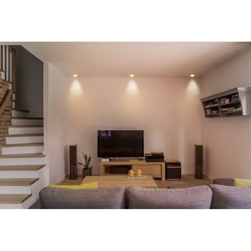 Eglo - LED RGB ściemnialna oprawa sufitowa FUEVA-C LED/10,5W/230V