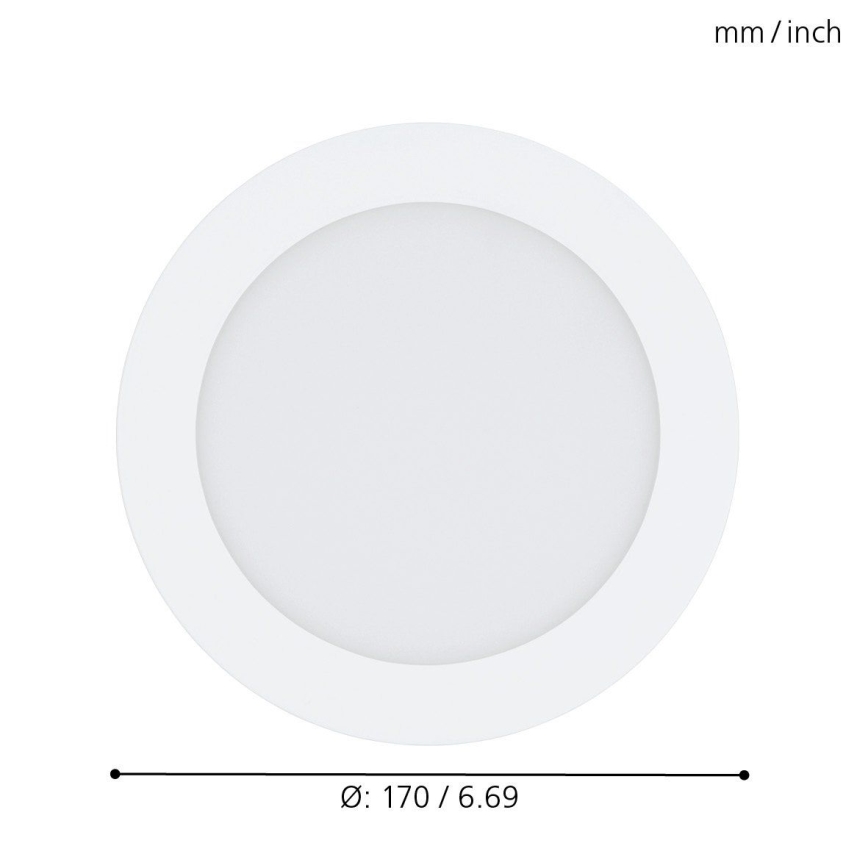 Eglo - LED RGB ściemnialna oprawa sufitowa FUEVA-C LED/10,5W/230V
