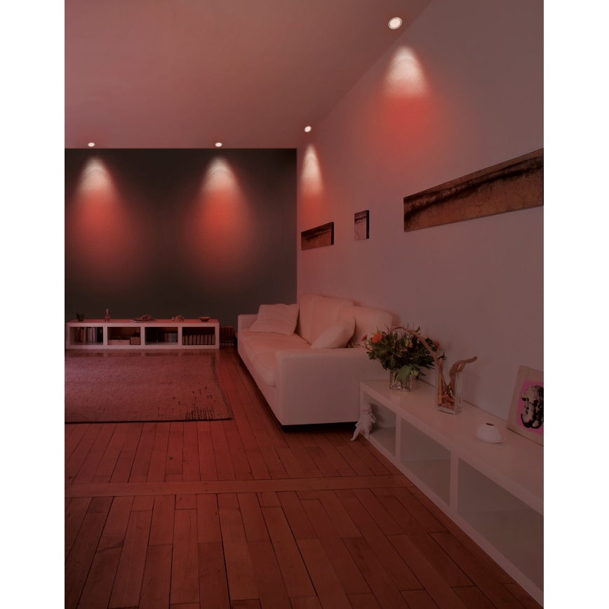 Eglo - ściemnialna oprawa sufitowa wpuszczana LED RGB FUEVA-C LED/5,4W/230V śr. 12 cm