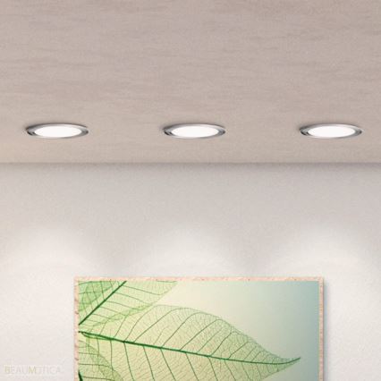 Eglo - LED RGB ściemnialna oprawa wpuszczana FUEVA-C LED/10,5W/230V śr. 17 cm