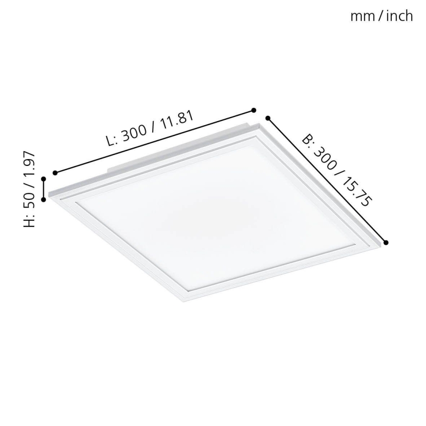 Eglo 32812 - LED panel sufitowy SALOBRENA LED/16W/230V