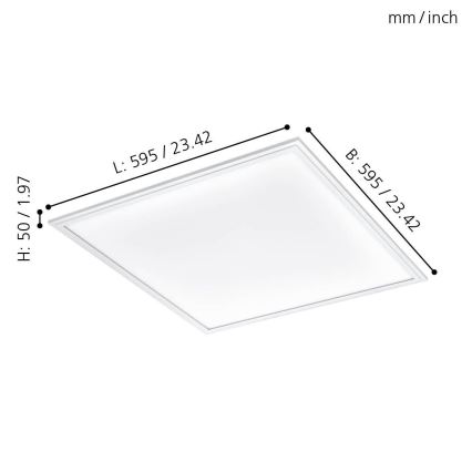 Eglo - LED Plafon LED/40W/230V