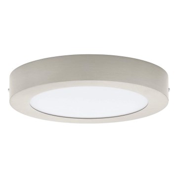 Eglo 32816 - ściemnialna oprawa sufitowa LED FUEVA LED/17W/230V 3000-6500K śr. 22,5 cm matowy chrom + pilot zdalnego sterowania