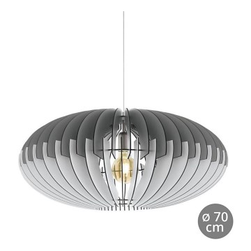 Eglo 32834 - Żyrandol na linkach SOTOS 1xE27/60W/230V śr. 700 mm