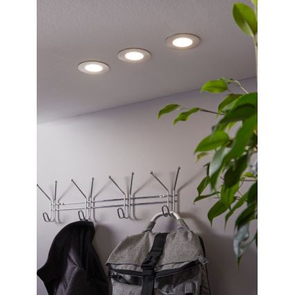 Eglo - ZESTAW 3x LED RGB Ściemnialna oprawa wpuszczana FUEVA-C 1xLED/3W/230V