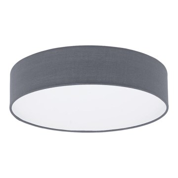 Eglo 32893 - Plafon REVILLA 1xE27/40W/230V tm. szary