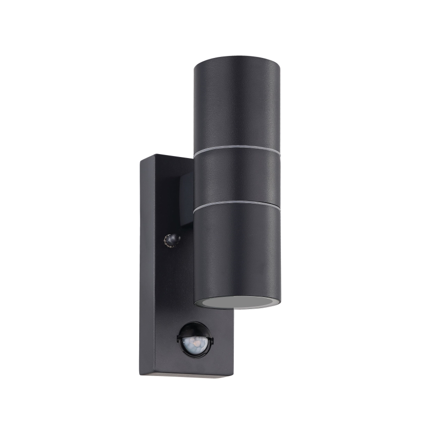 Eglo - LED Kinkiet zewnętrzny z czujnikiem 2xGU10/3W/230V IP44