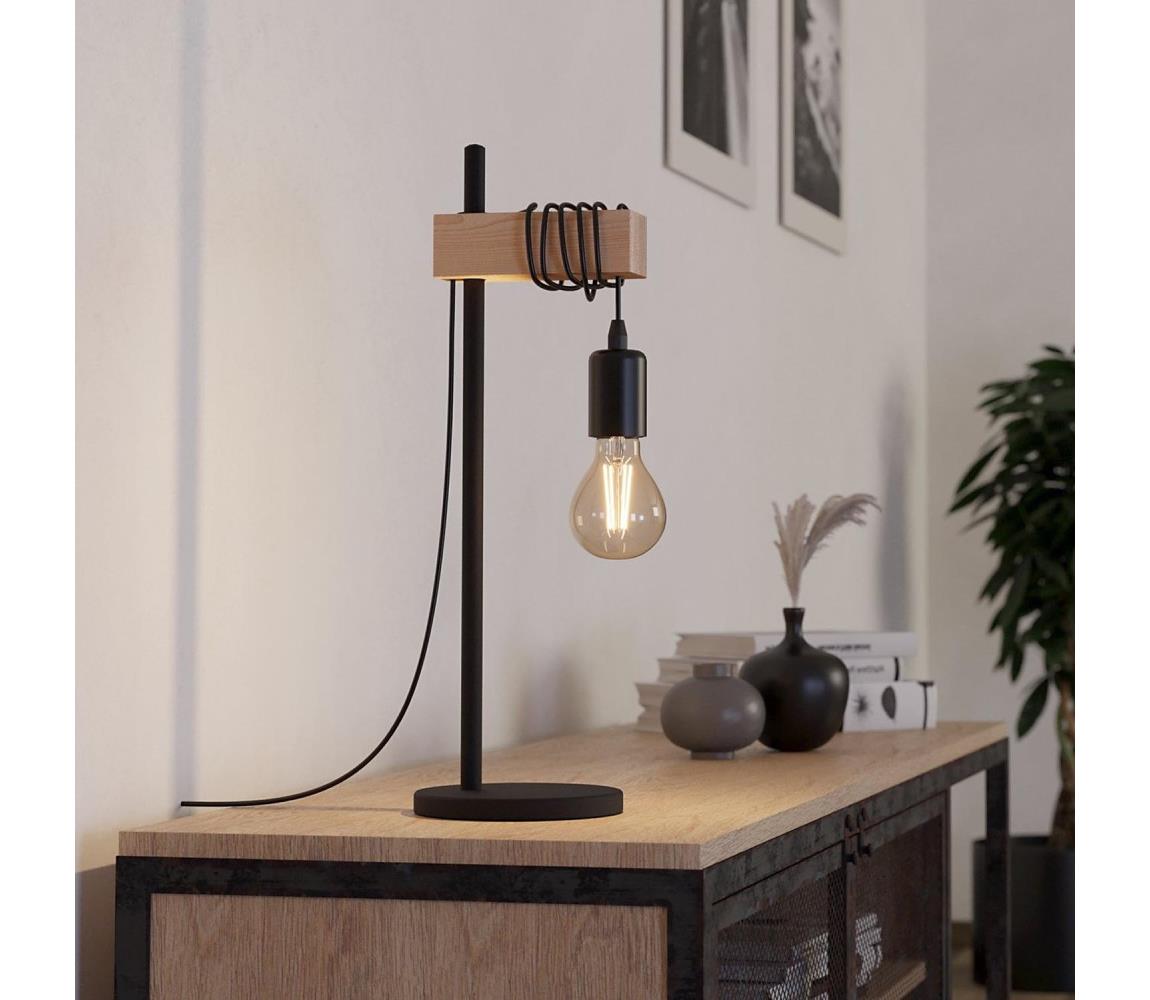 Eglo 32918 - Lampa stołowa TOWNSHEND 1xE27/10W/230V