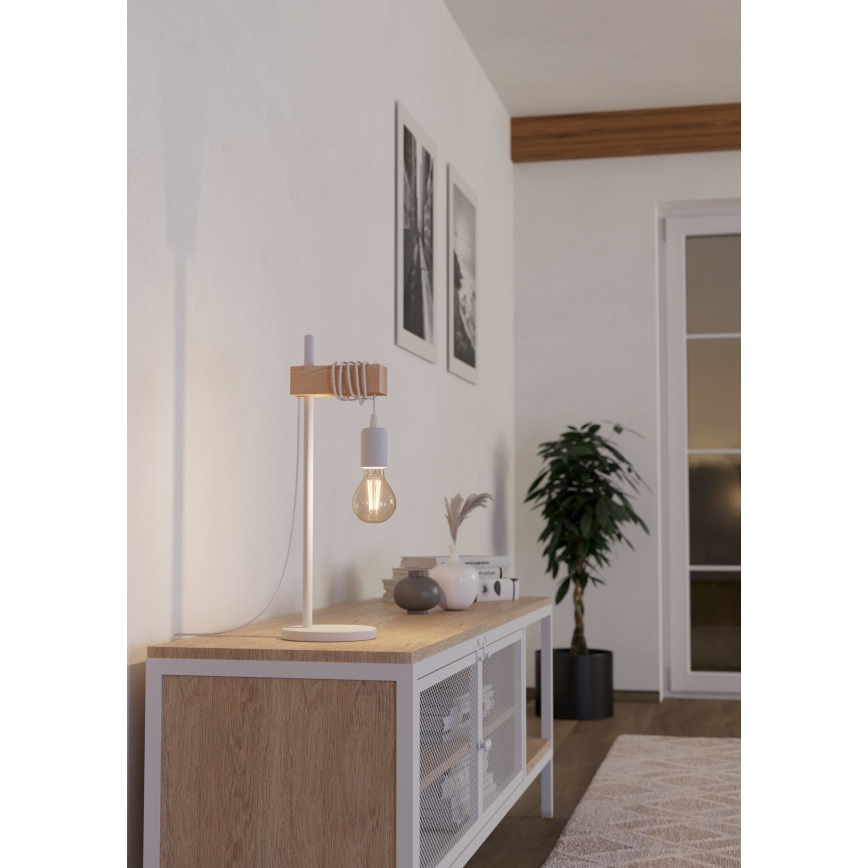 Eglo - Lampa stołowa TOWNSHEND 1xE27/10W/230V