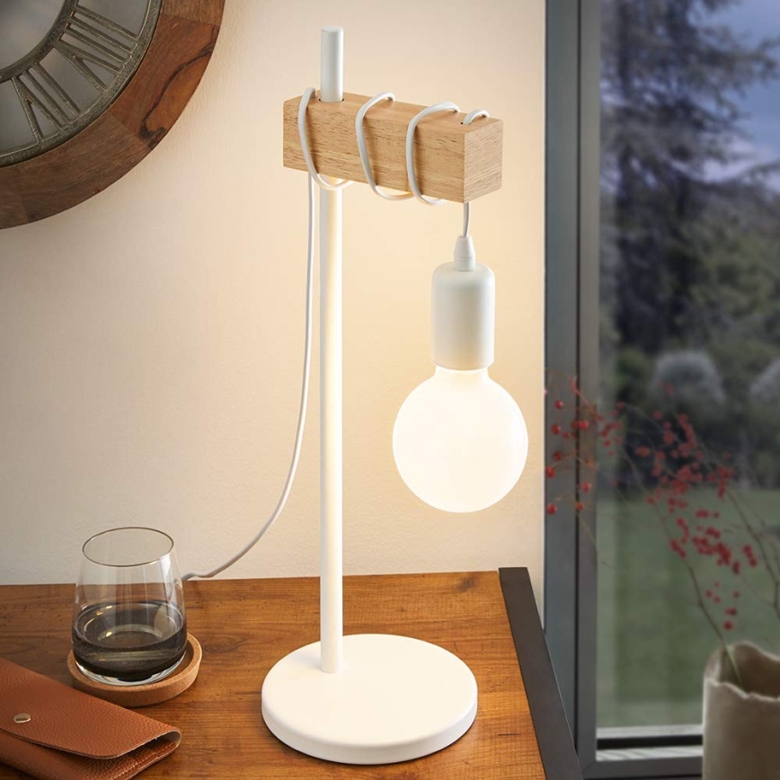 Eglo - Lampa stołowa TOWNSHEND 1xE27/10W/230V