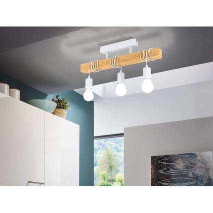 Eglo - Żyrandol natynkowy TOWNSHEND 3xE27/60W/230V