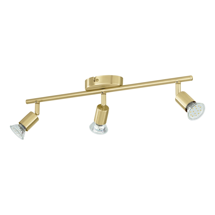 Eglo - LED Oświetlenie punktowe 3xGU10/2,8W/230V 3000K złoty