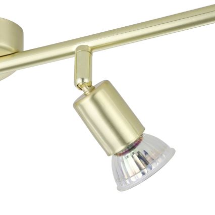 Eglo - LED Oświetlenie punktowe 4xGU10/2,8W/230V 3000K złoty