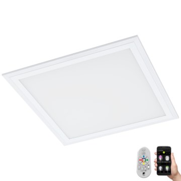 Eglo 33206 - LED RGBW ściemnialny plafon SALOBRENA-C LED/16W/230V 30x30 cm + pilot zdalnego sterowania