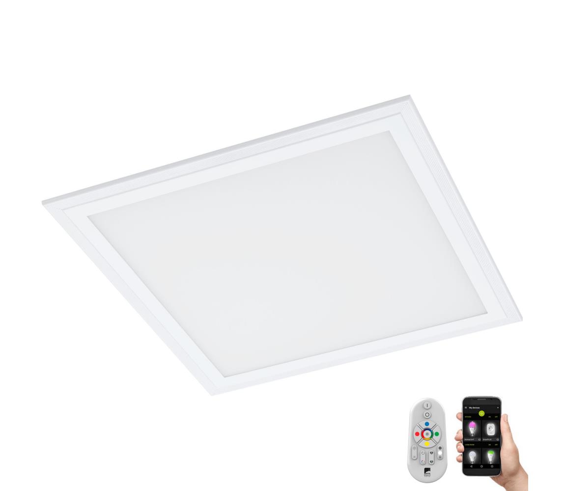 Eglo 33206 - Ściemnialna lampa sufitowa RGBW SALOBRENA-C LED/16W/230V + pilot