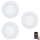 Eglo 33217 - ZESTAW 3x LED RGBW Regulowane oświetlenie sufitowe FUEVA LED/3W/230V
