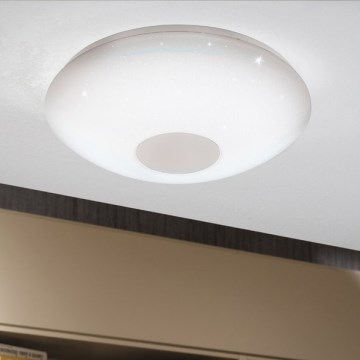 Eglo 33218 - LED RGBW Ściemnialny plafon VOLTAGO-C LED/17W/230V 2700-6500K śr. 38 cm