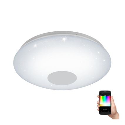 Eglo 33218 - LED RGBW Ściemnialny plafon VOLTAGO-C LED/17W/230V 2700-6500K śr. 38 cm