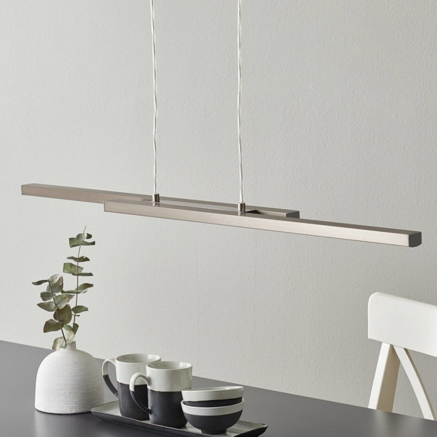 Eglo 33232 - ściemnialna lampa wisząca LED RGBW na lince FRAIOLI-C LED/34W/230V matowy chrom