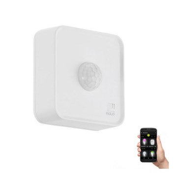 Eglo 33236 - Zewnętrzny czujnik ruchu i zmierzchu CONNECT SENSOR 3xAA 12 m biały IP44