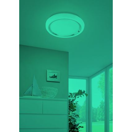 Eglo 33254 - LED RGBW ściemnialna lampa sufitowa CAPASSO-C LED/17W/230V 2700-6500K śr. 34 cm