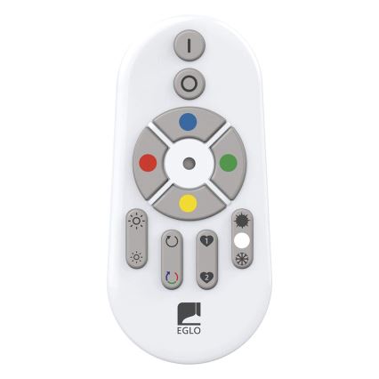 Eglo 33272 - Ściemnialna lampa sufitowa RGBW TOTARI-C LED/34W/230V 2700-6500K biały + zdalne sterowanie