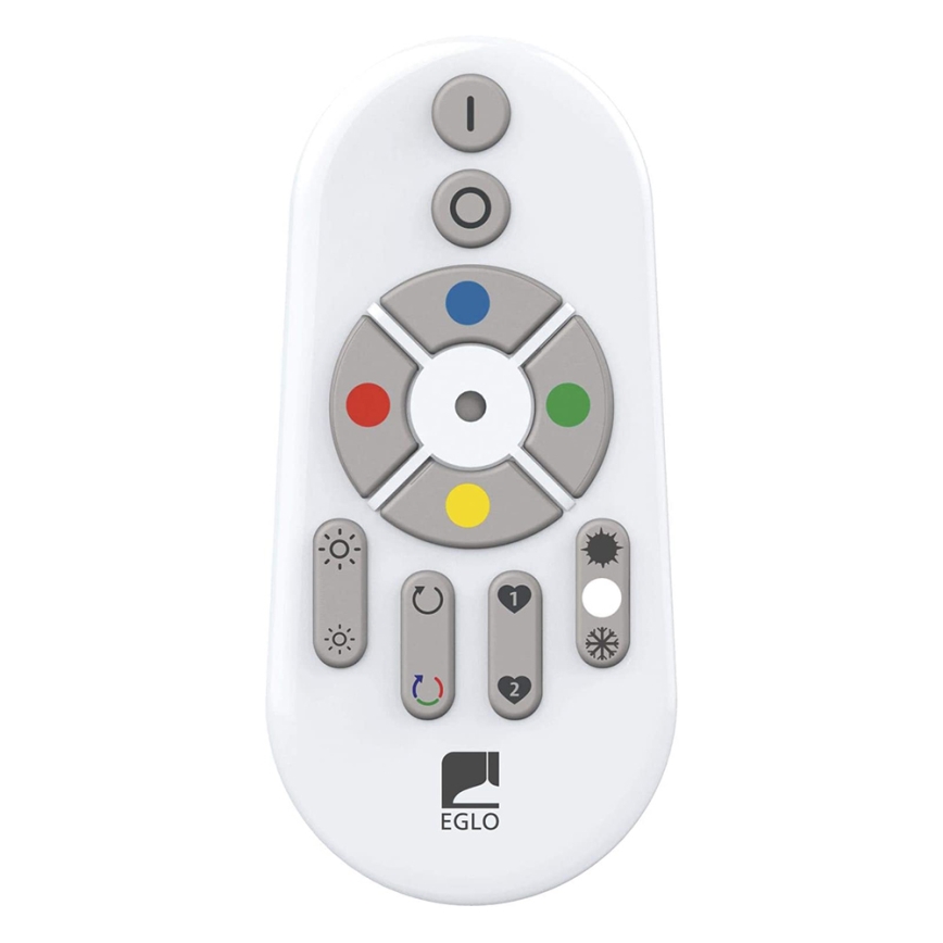 Eglo 33272 - Ściemnialna lampa sufitowa RGBW TOTARI-C LED/34W/230V 2700-6500K biały + zdalne sterowanie