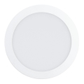 Eglo 33368 - LED oprawa wpuszczana FUEVA BASIC LED/16,2W/230V śr. 22 cm biała