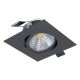 Eglo - Oświetlenie punktowe LED ściemnialne/6W/230V czarne