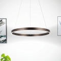 Eglo 33483 - LED żyrandol na linkach ALCAZABA 2xLED/18W/230V 3000K śr. 55 cm brązowy