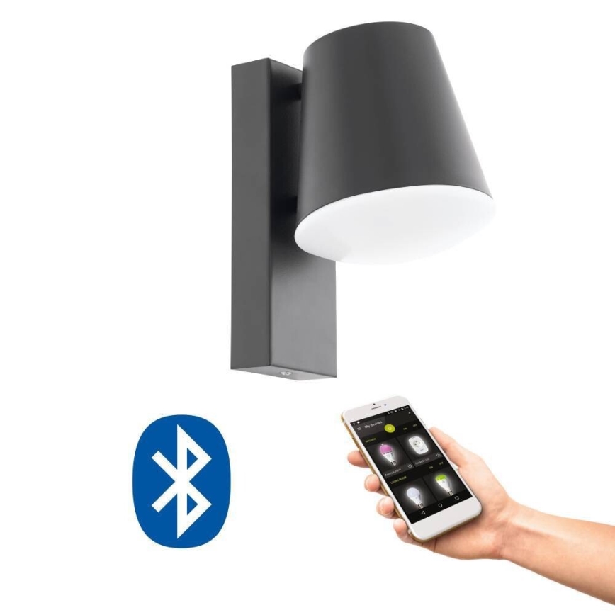 Eglo 33559 - LED Ściemnialny kinkiet zewnętrzny CALDIERO-C 1xE27/9W/230V IP44