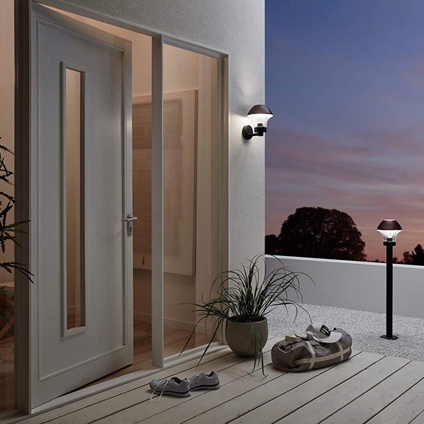 Eglo 33568 - ściemnialna lampa zewnętrzna LED VERLUCCA-C 1xE27/9W/230V IP44
