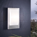 Eglo 33569 - Zewnętrzny kinkiet LED VERRES-C 1xE27/9W/230V IP44 matowy chrom