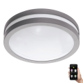 Eglo 33572 - LED Oświetlenie łazienkowe ściemnialne LOCANA-C LED/14W/230V IP44 srebrne