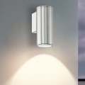 Eglo 33581 - LED RGBW ściemnialny zewnętrzny kinkiet RIGA 1xGU10/5W/230V 2700-6500K IP44 matowy chrom