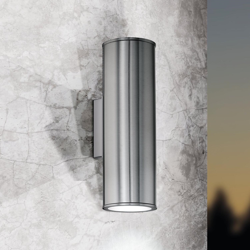 Eglo 33582 - LED RGBW ściemnialne zewnętrzne oświetlenie ścienne RIGA 2xGU10/5W/230V IP44