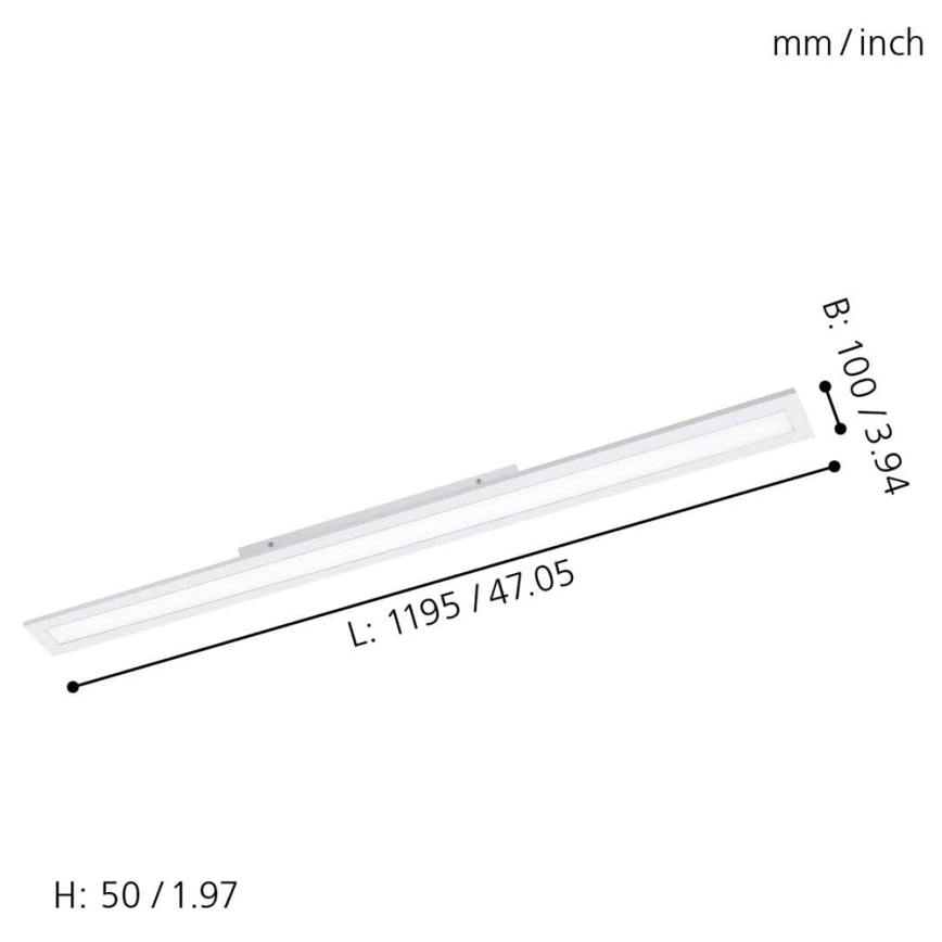Eglo 33589 - LED RGBW Ściemnialny panel SALOBRENA-C LED/34W/230V + zdalne sterowanie