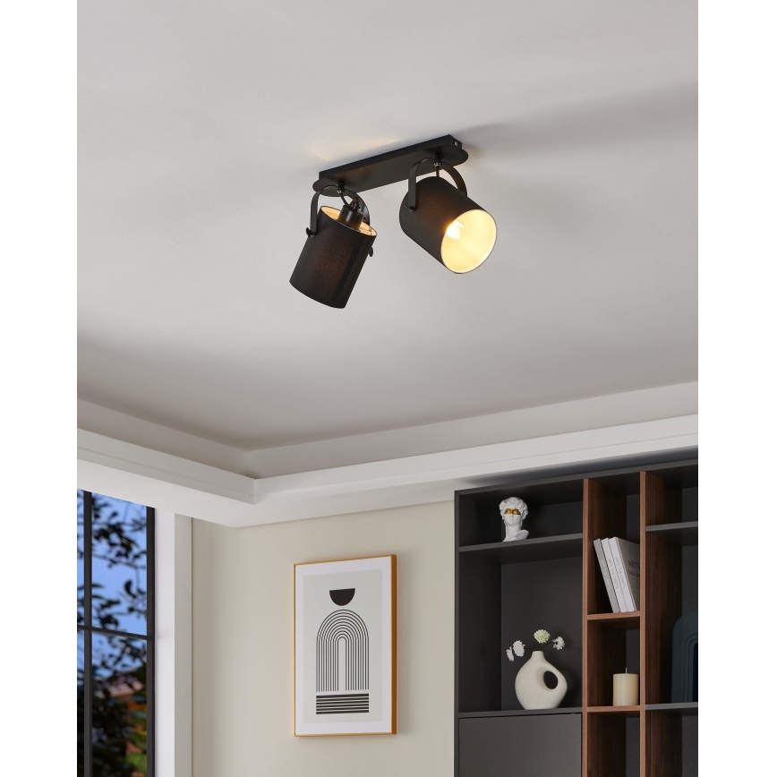 Eglo 33646 - Oprawa punktowa VILLABATE 2xE27/10W/230V
