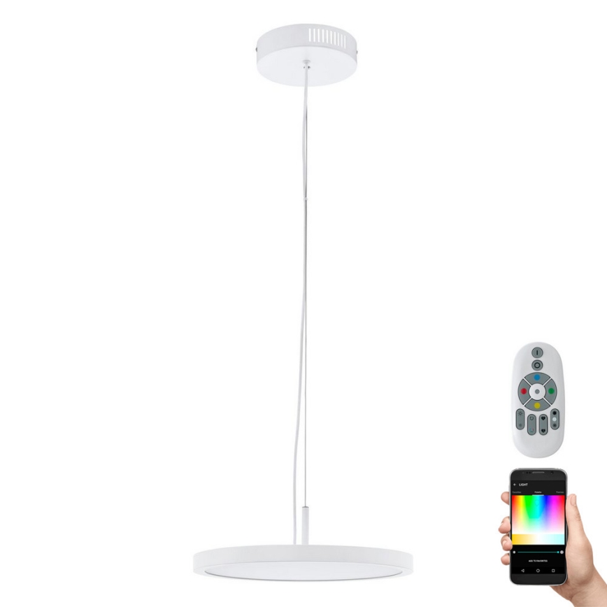 Eglo 33675 - LED RGBW Ściemnialny żyrandol na lince CERIGNOLA-C LED/21W/230V 2700-6500K + zdalne sterowanie