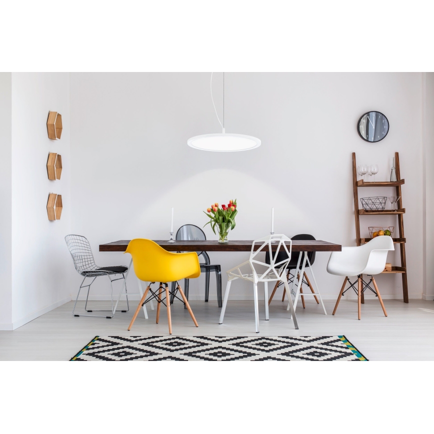 Eglo 33675 - LED RGBW Ściemnialny żyrandol na lince CERIGNOLA-C LED/21W/230V 2700-6500K + zdalne sterowanie