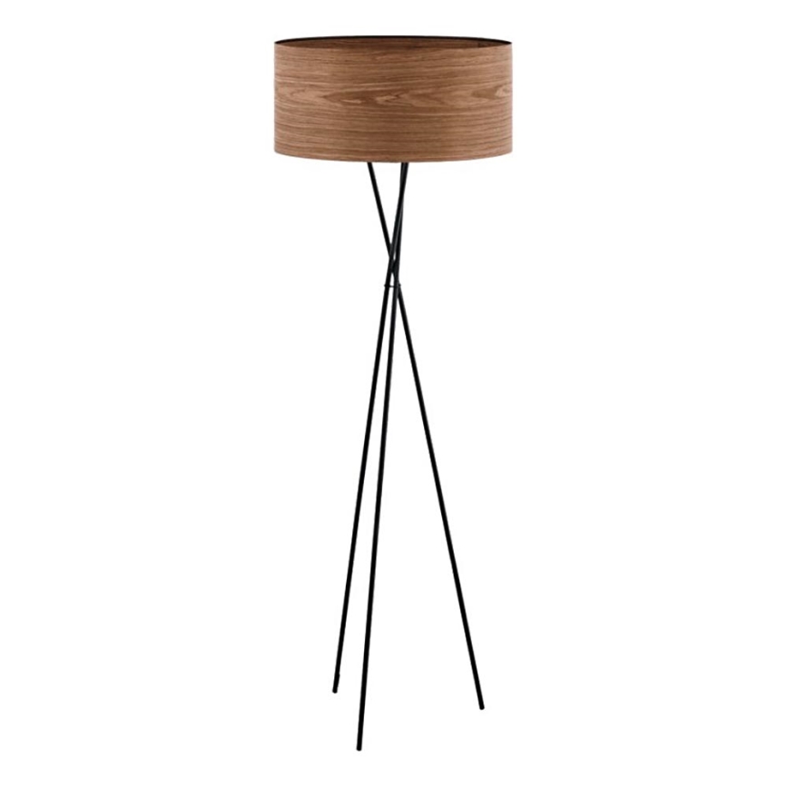 Eglo 33705 - Lampa stojąca CANNAFESCA 1xE27/60W/230V brązowa/czarna