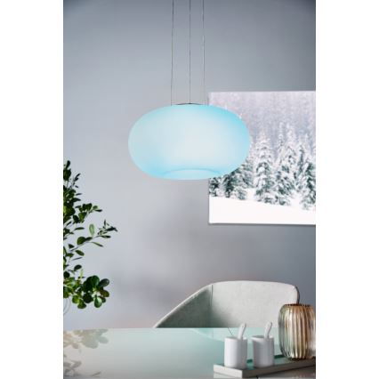 Eglo 33766 - LED RGBW Ściemnialny żyrandol na lince OPTICA-C LED/22W/230V