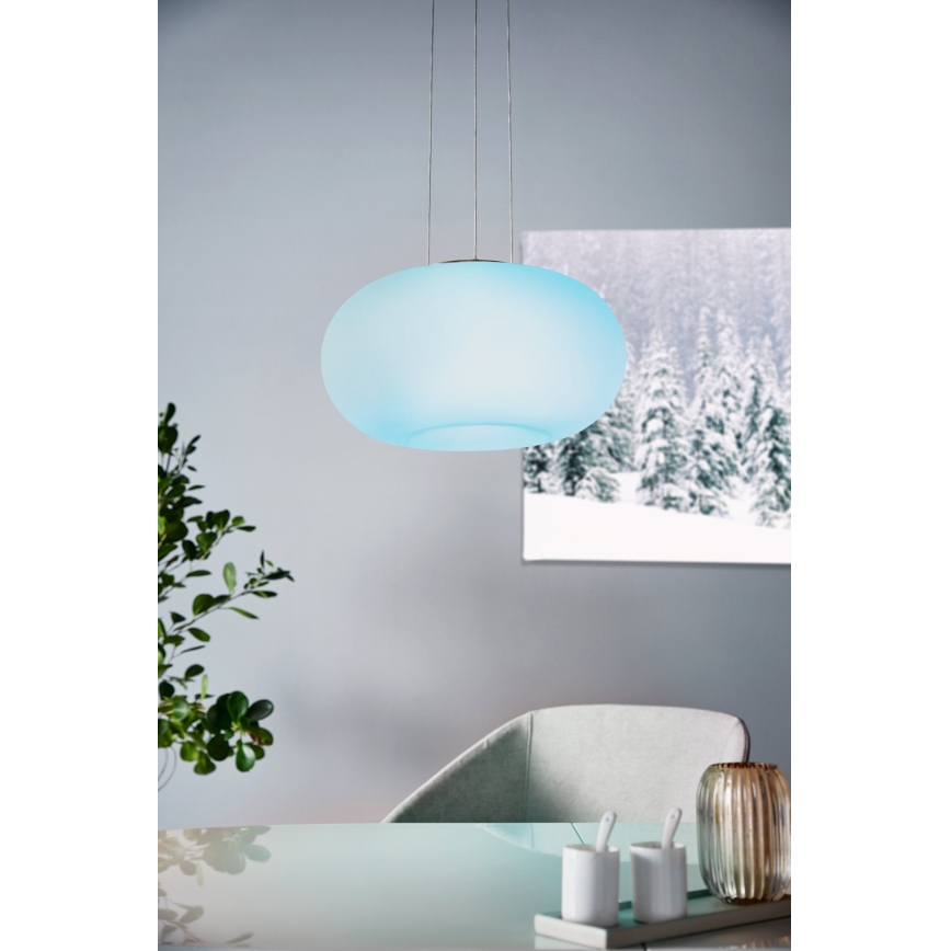 Eglo 33766 - LED RGBW Ściemnialny żyrandol na lince OPTICA-C LED/22W/230V