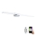 Eglo 33768 - LED RGBW Ściemnialne łazienkowe oświetlenie lustra TABIANO-C LED/21W/230V 2700-6500K 90,5 cm IP44 + pilot