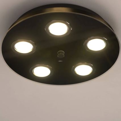 Eglo 33805 - Oprawa sufitowa LED GRATTINO 5xGU10/2,8W/230V
