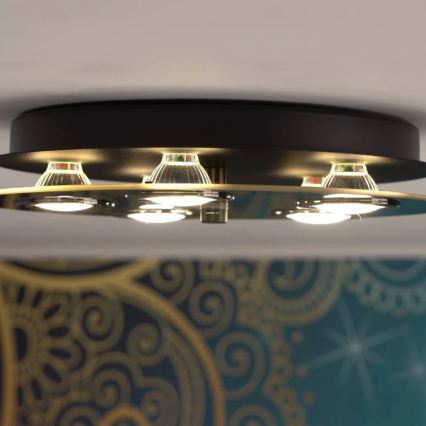 Eglo 33805 - Oprawa sufitowa LED GRATTINO 5xGU10/2,8W/230V